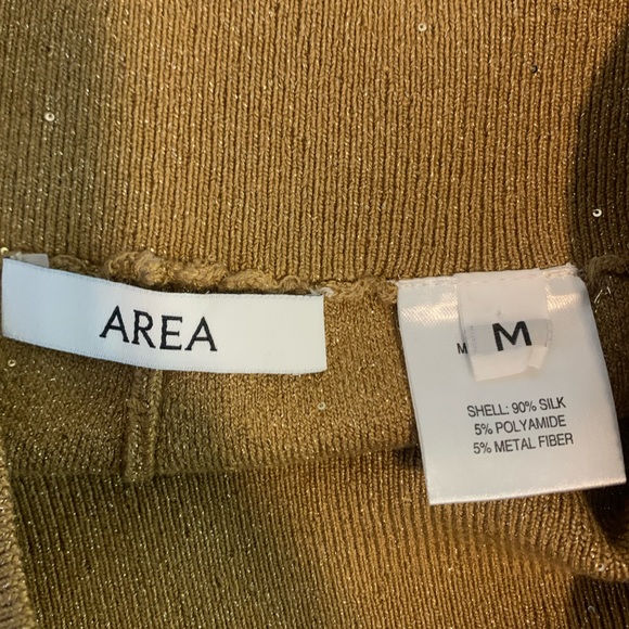 AREA CAMEL SPARKLE SHORTS - Picture 7 of 8